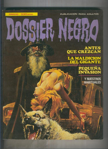 Dossier Negro retapado extra 03  con los numeros 164 al 168