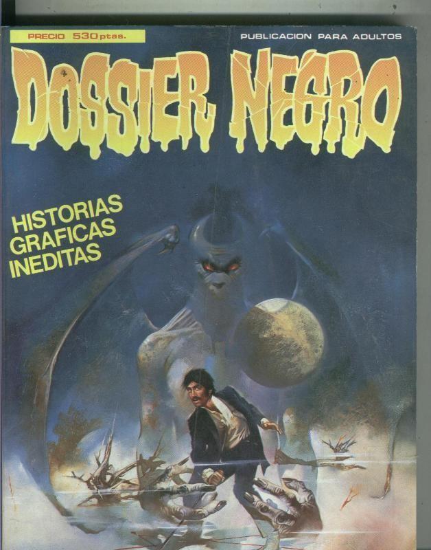 Dossier Negro retapado extra 09 con los numeros 192 al 195
