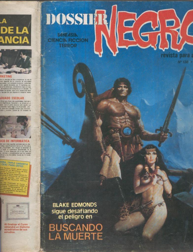 Dossier Negro numero 138 (numerado 4 en trasera)