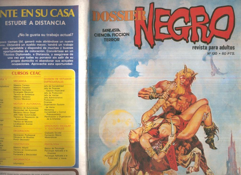 Dossier Negro numero 130 (numerado 2 en trasera)