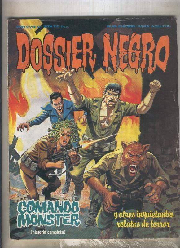 Dossier Negro numero 187 (numerado 4 en trasera) (algo aviejado)