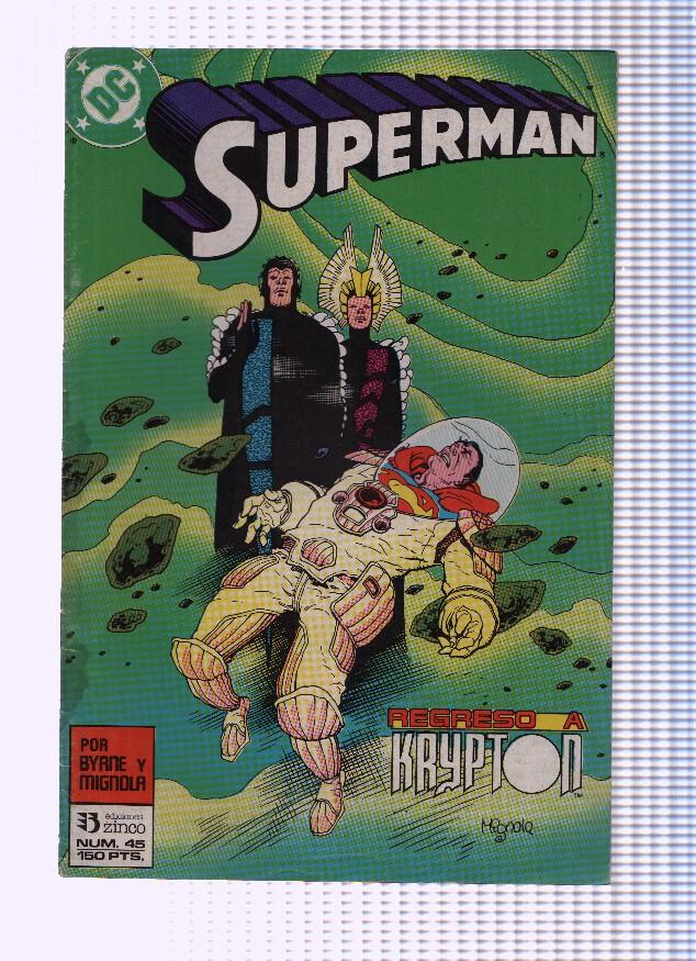 SUPERMAN, Volumen 1, Numero 45: REGRESO A KRYPTON (Zinco 1984)