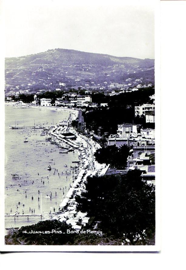 Postal 016545: JUAN LES PINS - Bord de Mer