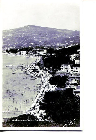 Postal 016545: JUAN LES PINS - Bord de Mer