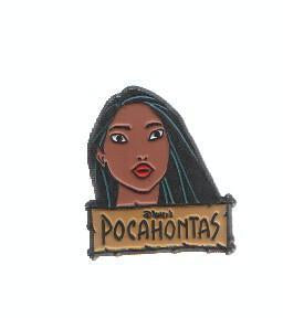 PINS: POHAHONTAS : POCAHONTAS (Busto, Head)