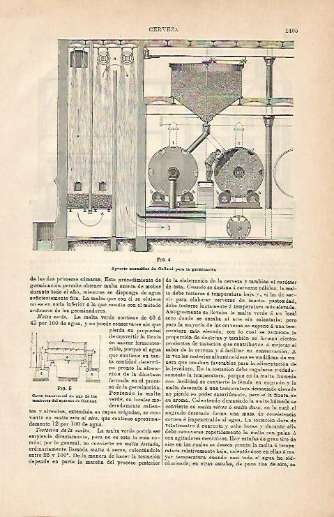 LAMINA ESPASA 2876: Aparato de Galland para la germinacion