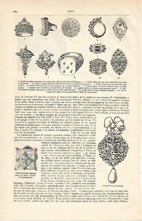 LAMINA ESPASA 6262: Ejemplos de anillos