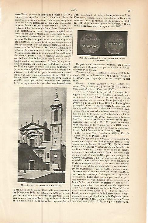 LAMINA ESPASA 9508: Catedral de Niza Francia