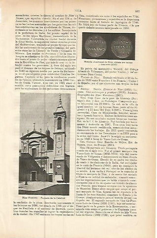 LAMINA ESPASA 9508: Catedral de Niza Francia