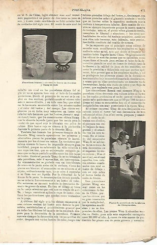LAMINA ESPASA 10521: Trabajador de fabrica de porcelana de China