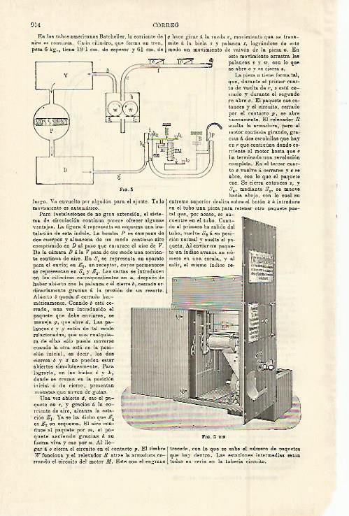 LAMINA ESPASA 15041: Maquina de correo