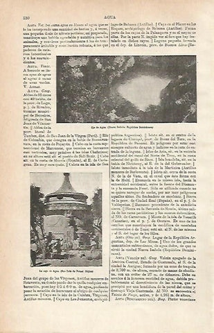 LAMINA ESPASA 15419: Ojo de Agua en Guatemala