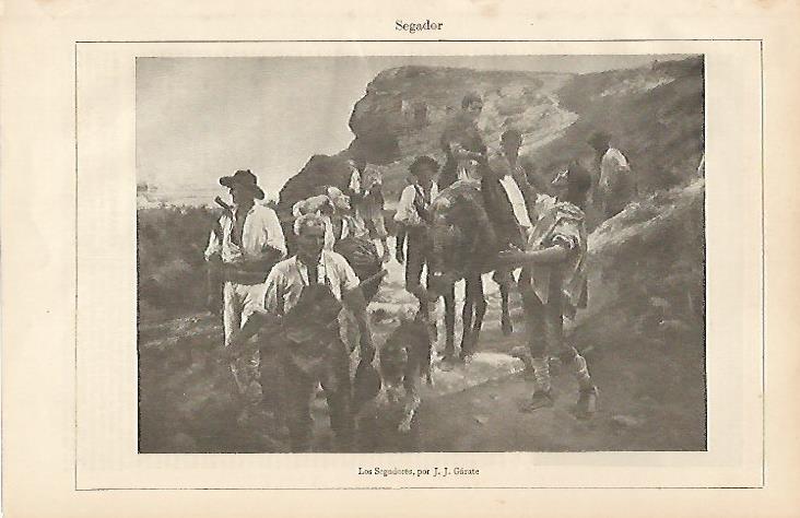 LAMINA ESPASA 19663: Los Segadores por J. J. Garate