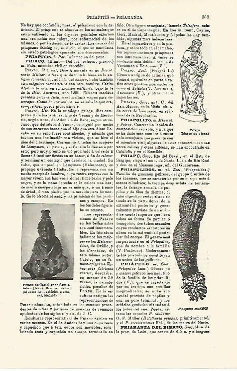 LAMINA ESPASA 16761: Priapo de Castellar de Santiesteban Jaen