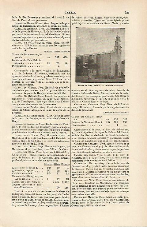 LAMINA ESPASA 14594: Iglesia de Cabeza del Buey Badajoz