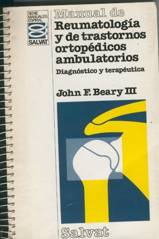 Manual de reumatologia y trastornos ortopedicos ambulatorios