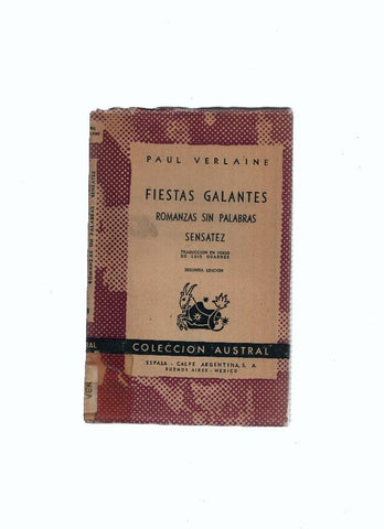 Austral numero 1088: Fiestas Galantes