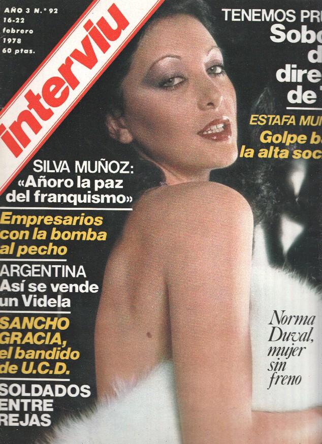 INTERVIU Volumen 0092: NORMA DUVAL, mujer sin freno