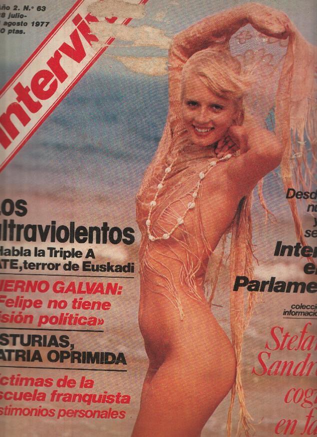 Revista INTERVIU, Numero 0063: STEFANIA SANDRELLI, cogida en falta