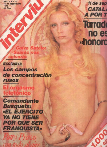INTERVIU Volumen 0070: PATTY PRAVO, con todo al aire