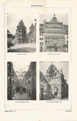 LAMINA ESPASA 21214: Palacios de Nuremberg