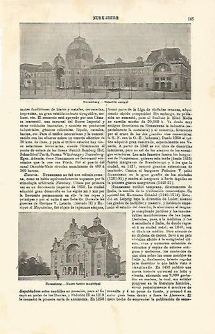 LAMINA ESPASA 21215: Estacion central de Nuremberg