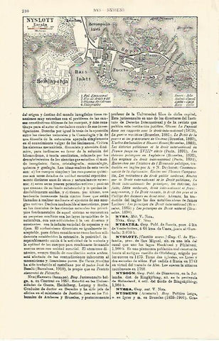 LAMINA ESPASA 21223: Plano de Nyslott Finlandia