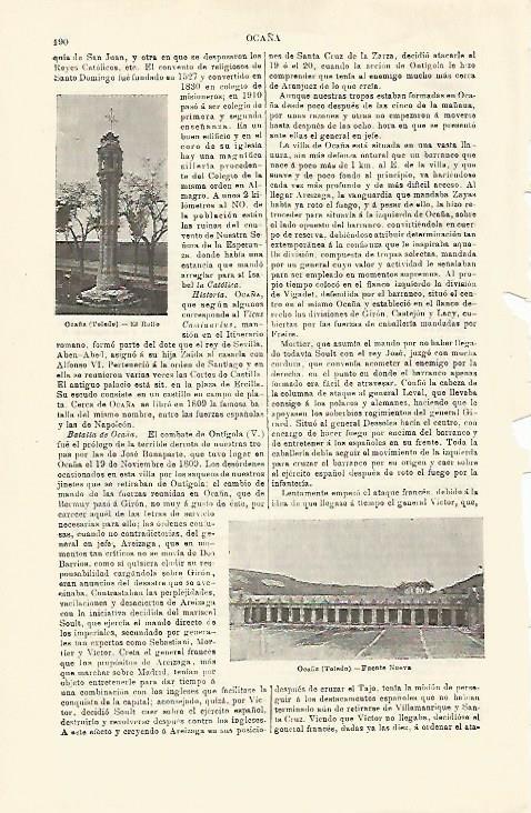 LAMINA ESPASA 21273:  El Rollo en Ocaña Toledo