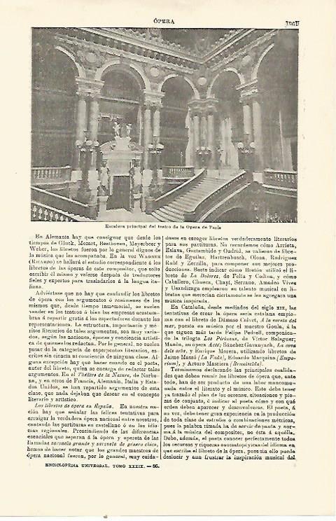 LAMINA ESPASA 21418: Escalera del Teatro de la Opera de Paris