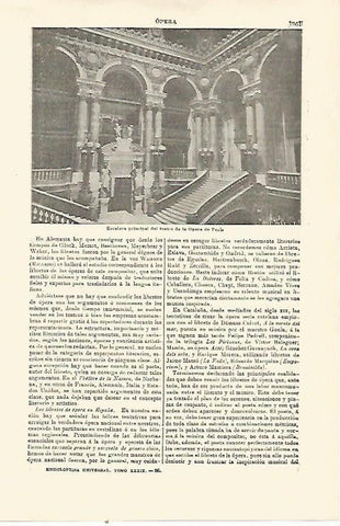 LAMINA ESPASA 21418: Escalera del Teatro de la Opera de Paris