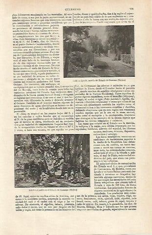 LAMINA ESPASA 21483: Calle en Iguala Mexico