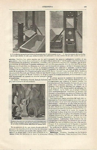 LAMINA ESPASA 21498: Guillotina