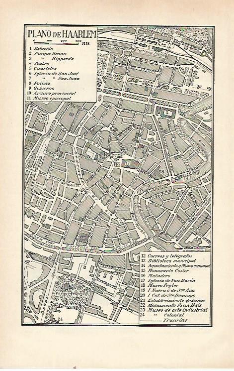 LAMINA ESPASA 21519: Plano de Haarlem