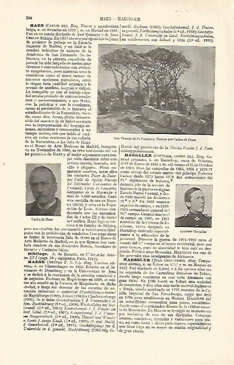 LAMINA ESPASA 21535: San Vicente de la Barquera por Carlos de Haes