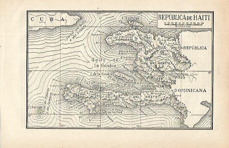 LAMINA ESPASA 21537: Mapa de Haiti
