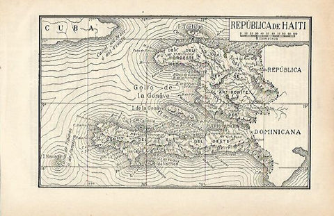 LAMINA ESPASA 21537: Mapa de Haiti
