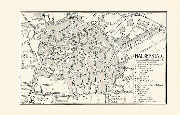 LAMINA ESPASA 21545: Plano de Halberstadt