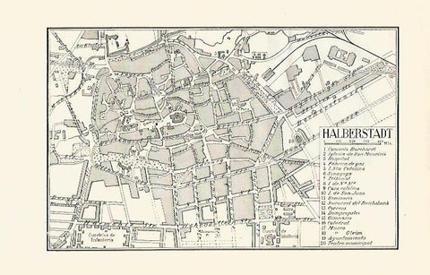 LAMINA ESPASA 21545: Plano de Halberstadt