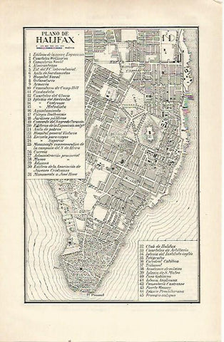LAMINA ESPASA 21550: Plano de Halifax