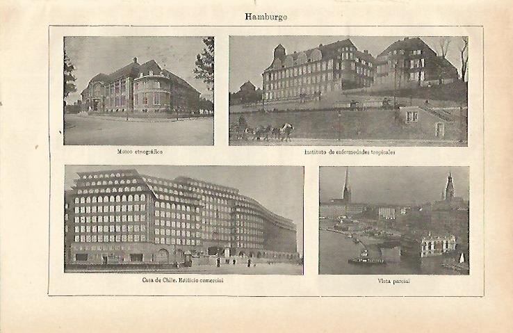 LAMINA ESPASA 21558: Edificios de Hamburgo