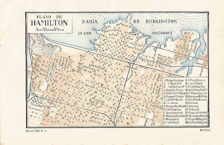 LAMINA ESPASA 21562: Plano de Hamilton