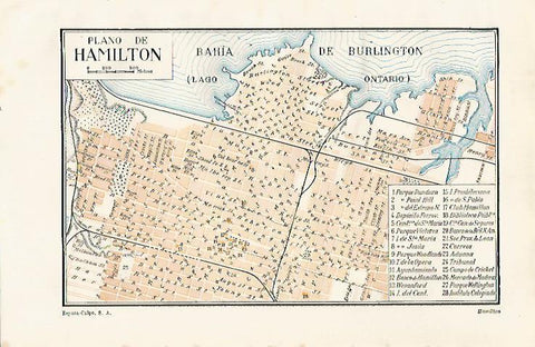 LAMINA ESPASA 21562: Plano de Hamilton