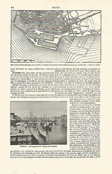 LAMINA ESPASA 21594: Puerto de El Havre