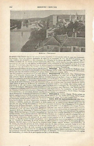LAMINA ESPASA 21610: Vista de Heilbronn Alemania