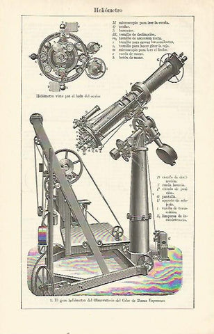 LAMINA ESPASA 21617: Heliometro