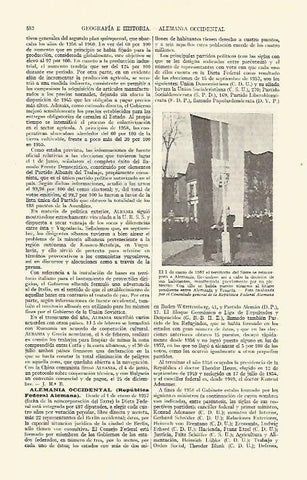 LAMINA ESPASA 21654: Incorporacion del Sarre a Alemania el 1 de enero de 1957