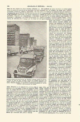 LAMINA ESPASA 21678: Edificios en construccion en Brasilia