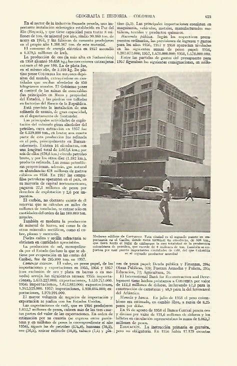 LAMINA ESPASA 21684: Edificio en Cartagena de Indias Colombia