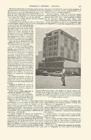 LAMINA ESPASA 21684: Edificio en Cartagena de Indias Colombia
