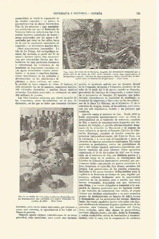 LAMINA ESPASA 21714: Valle de la Orotava, imagenes temporal de 1957